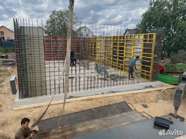 Фундамент - плита перекрытия под ключ