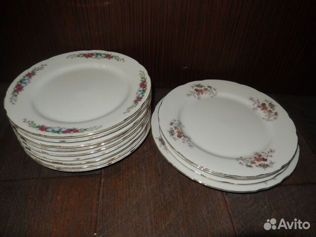 Наборы тарелок, японский фарфор