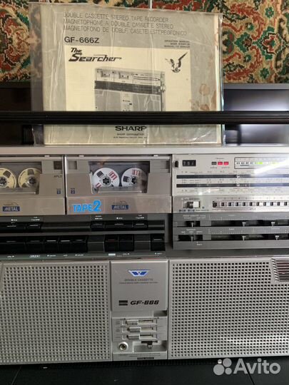 Кассетная магнитола sharp666