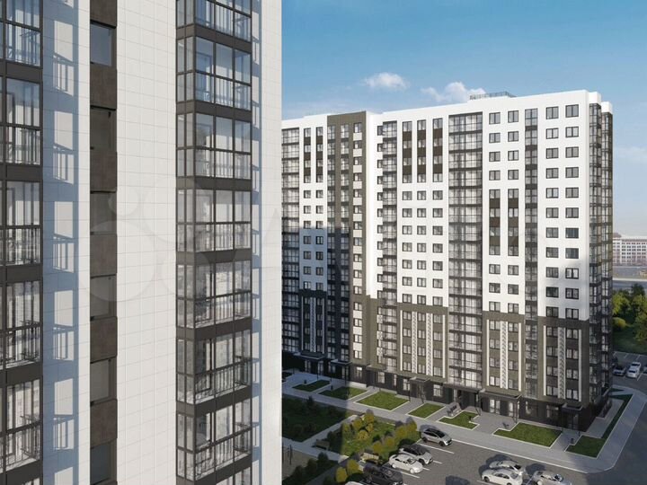 2-к. квартира, 56,9 м², 16/16 эт.