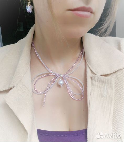 Чокер из бисера