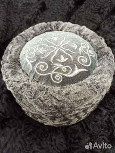 Папаха мусульманская серый каракуль