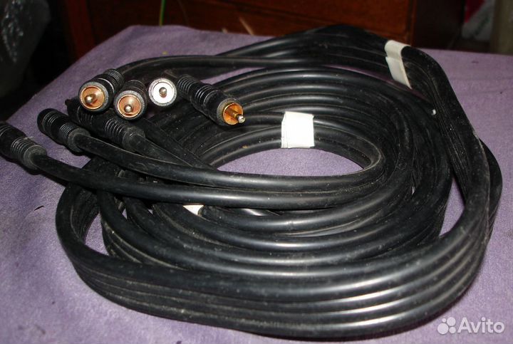 Кабель Шнур 3м Провод Тюльпан