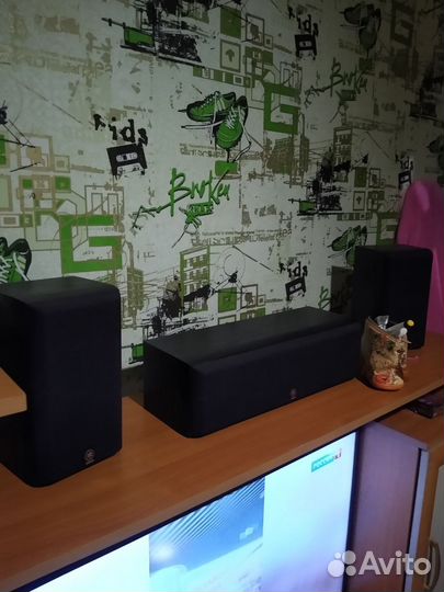 Акустические колонки yamaha