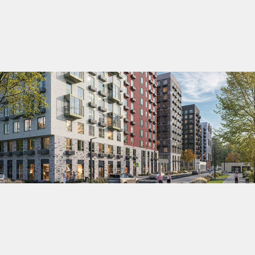 1-к. квартира, 42,1 м², 2/12 эт.
