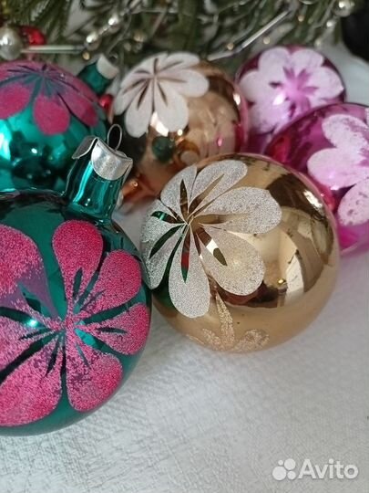 Елочные игрушки СССР набор