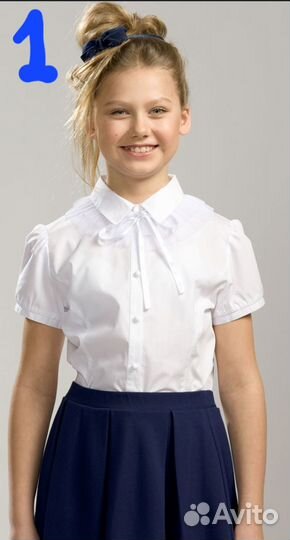 Блузка школьная новая разм.164-170