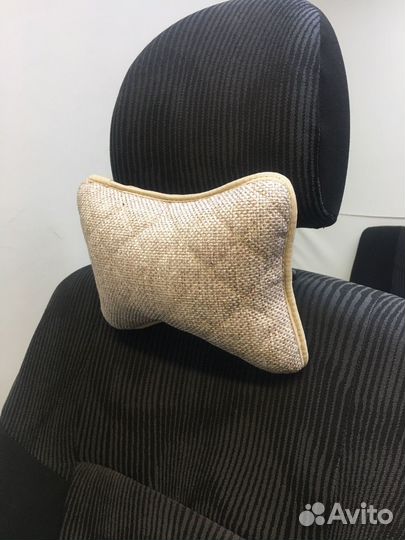 Подушка на подголовник Рогожка бежевый