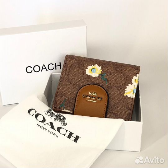 Кошелек картхолдер женский Coach