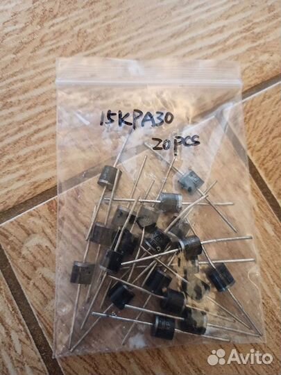 Диод защитный 15kpa30a супрессор для тахографов