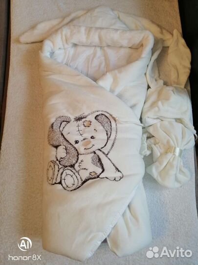 Конверт на выписку зимний+комбинезон