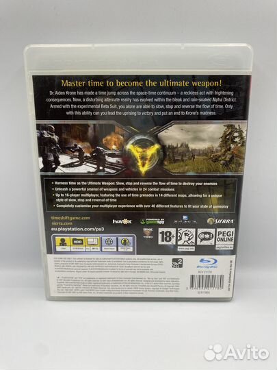 TimeShift PS3 (б/у, англ.)