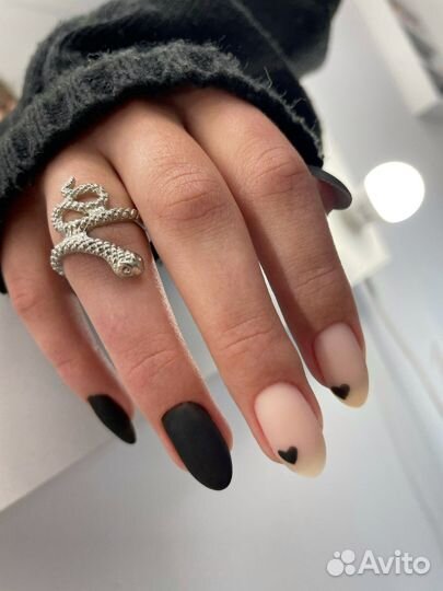 Маникюр наращивание