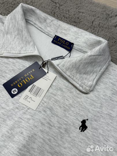 Polo ralph lauren джемпер серый