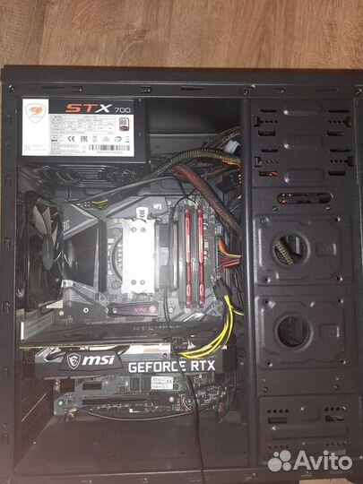 Игровой комплект мать + проц + кулер