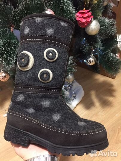 Валенки зимние для девочки Котофей