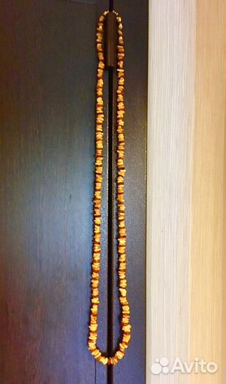 Бусы янтарные