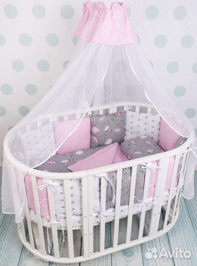 Бортики комплект постельного одеяло, балдахин