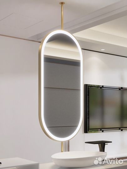 Зеркало подвесное с подсветкой