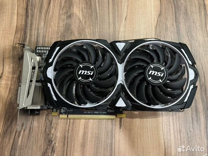 Видеокарта msi rx 570 8gb / пломба