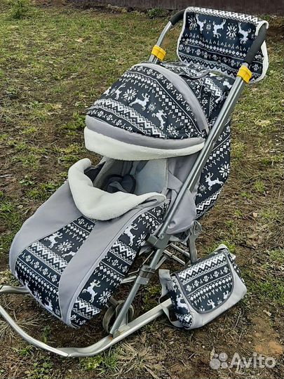 Санки-коляска