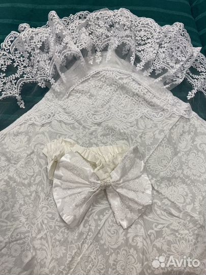 Уголок с бантом на выписку