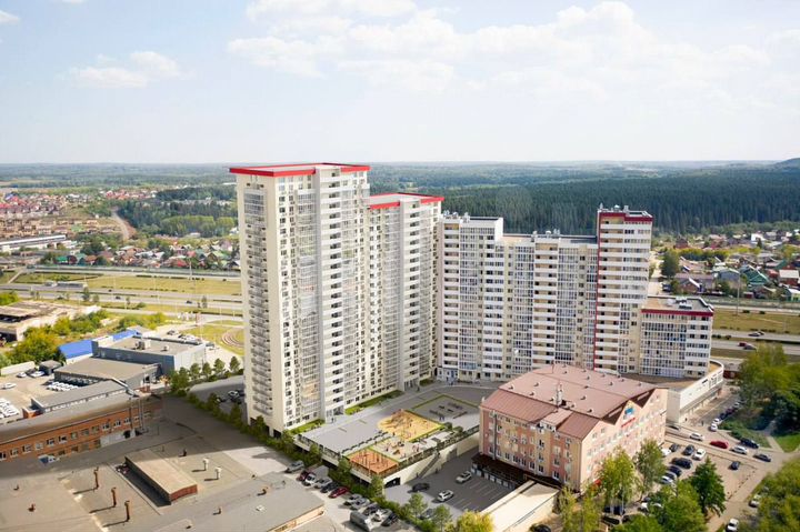 2-к. квартира, 58 м², 22/26 эт.