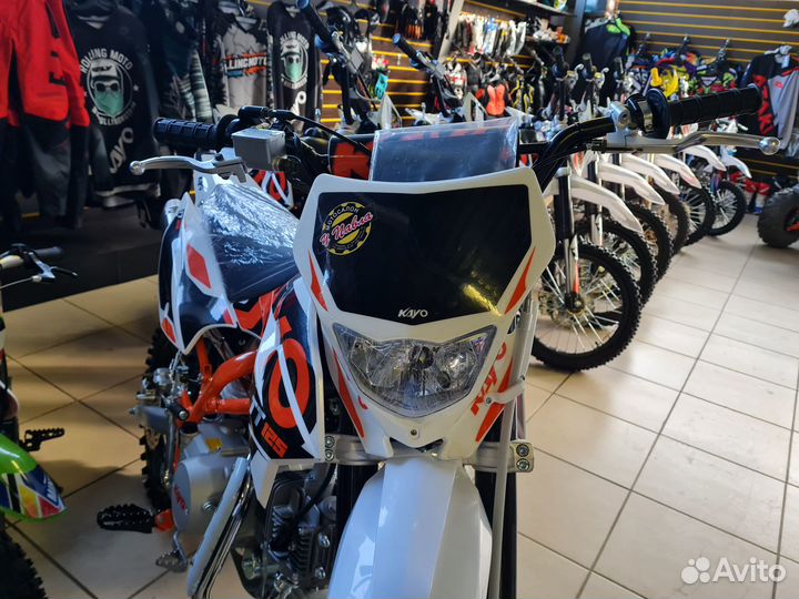 Питбайк Kayo TT125em электро стартер (2023г)