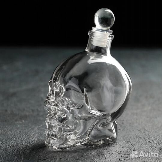 Штоф «Череп», 400 мл, 11815 см