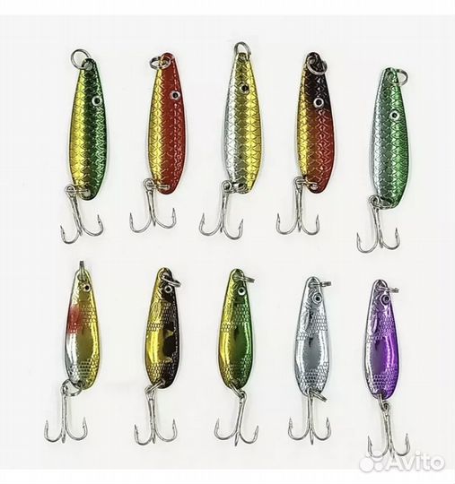 30 шт блесны и воблеры
