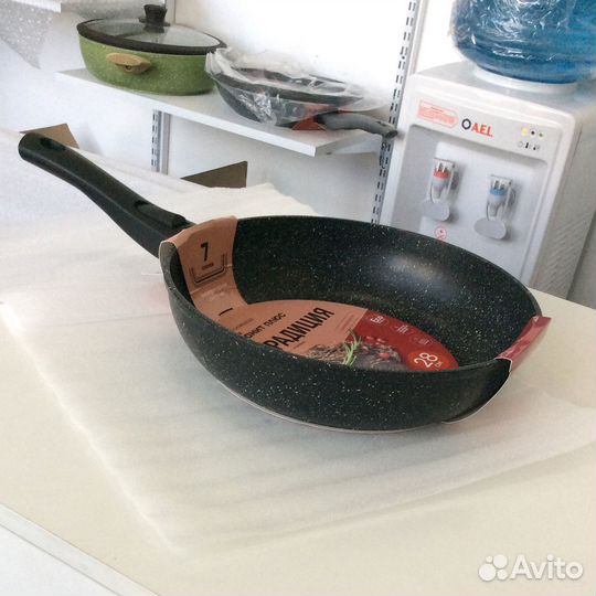 Сковорода 28см тм Традиция каменное покрыт./индукц