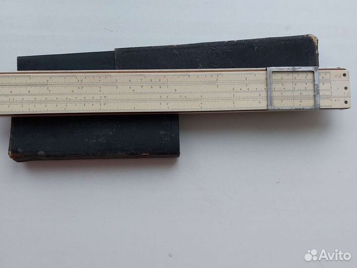 Логарифмические линейки СССР ретро винтаж черная