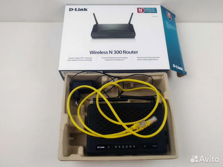 Маршрутизатор D-Link Wireless N300 Router DIR-615