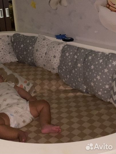 Бортики в кроватку для девочки