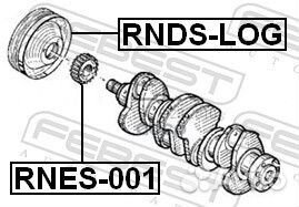 Шестерня коленвала rnes-001 rnes-001 Febest