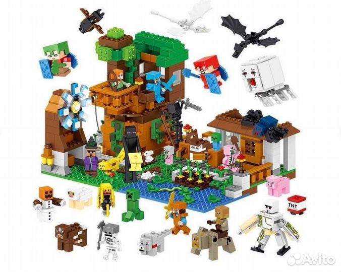Конструктор аналог lego. Майнкрафт