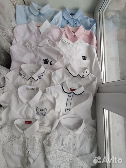 Школьные блузки р. 134