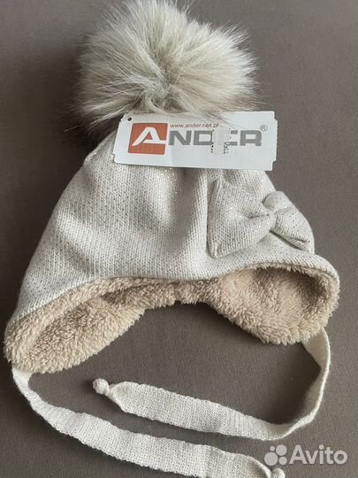 Шапка для девочки до 1 года