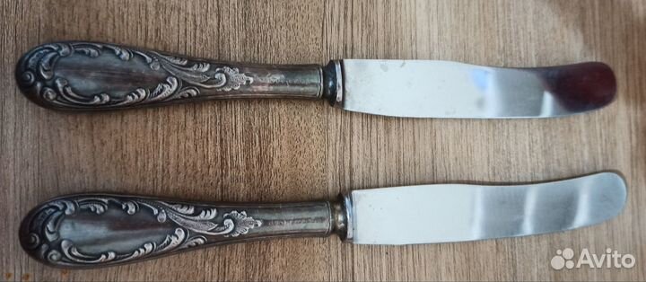 Мельхиоровые ложки и ножи СССР