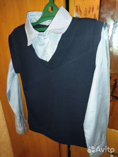 Рубашки школьные 134-140