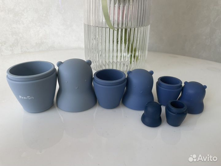 Развивающая силиконовая матрешка