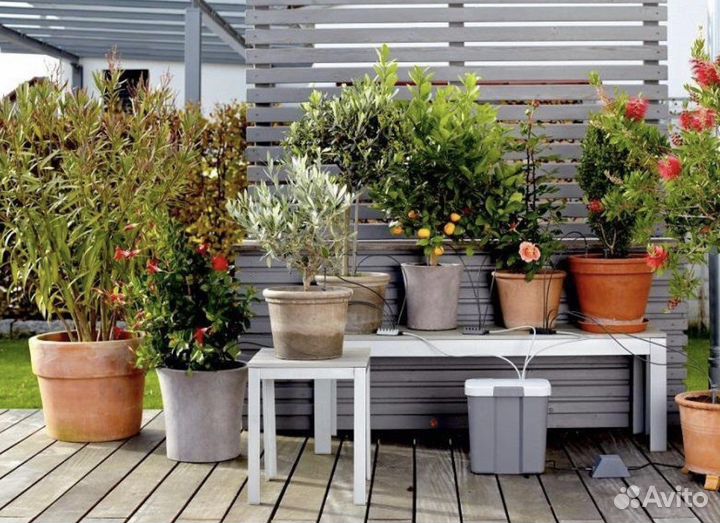 Для полива цветов во время отпуска с емкостью 9 л