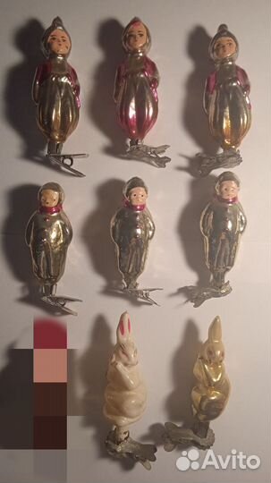 Ёлочные игрушки на прищепке