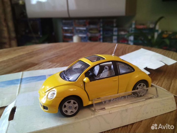 Volkswagen New beetle 2002, 1/43, Cararama