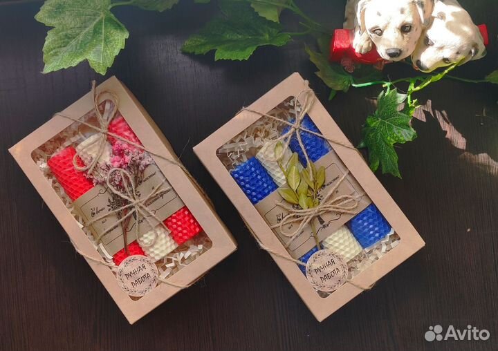 Свечи из вощины набор