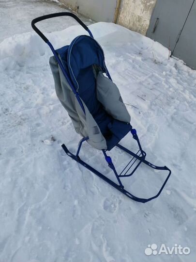 Коляска санки