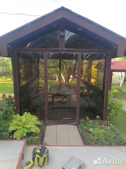 Мягкие окна для террасы