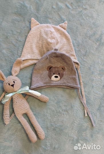 Детские шапочки для новорожденных