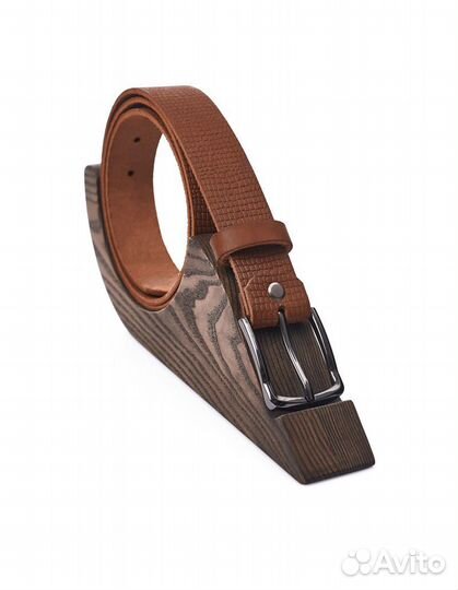 Мужской кожаный ремень ручной работы