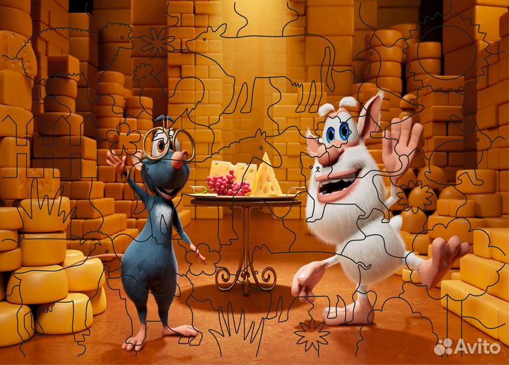 Деревянные пазлы